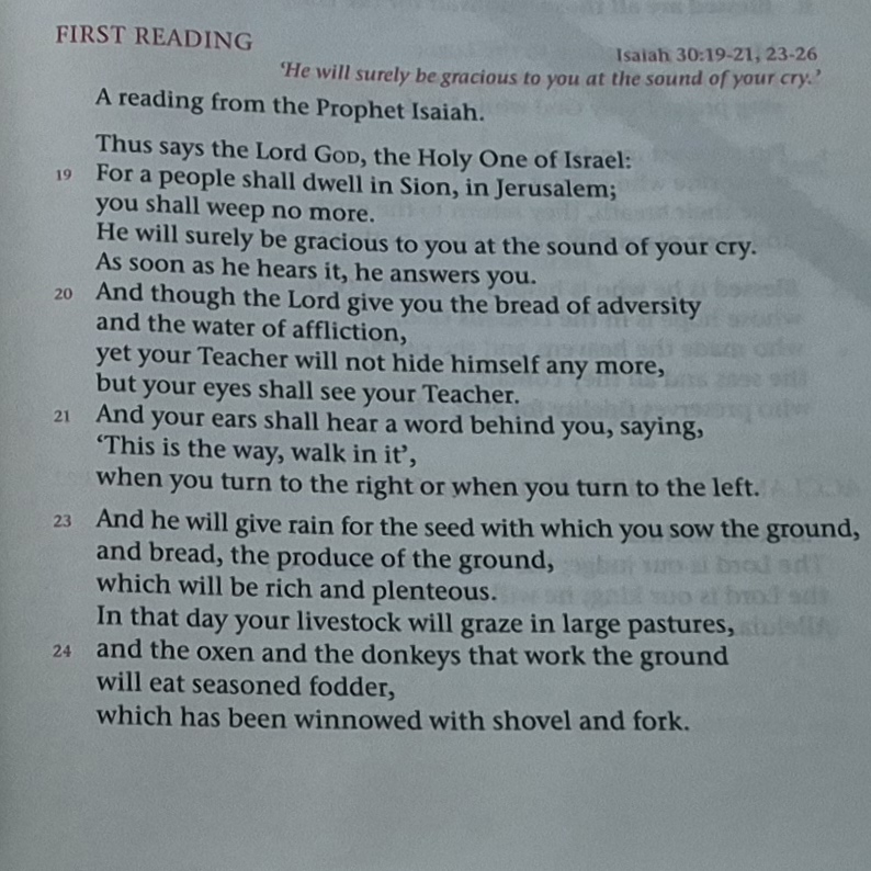 Mass Readers Rota – St Mary Star of the Sea Catholic Church Hastings